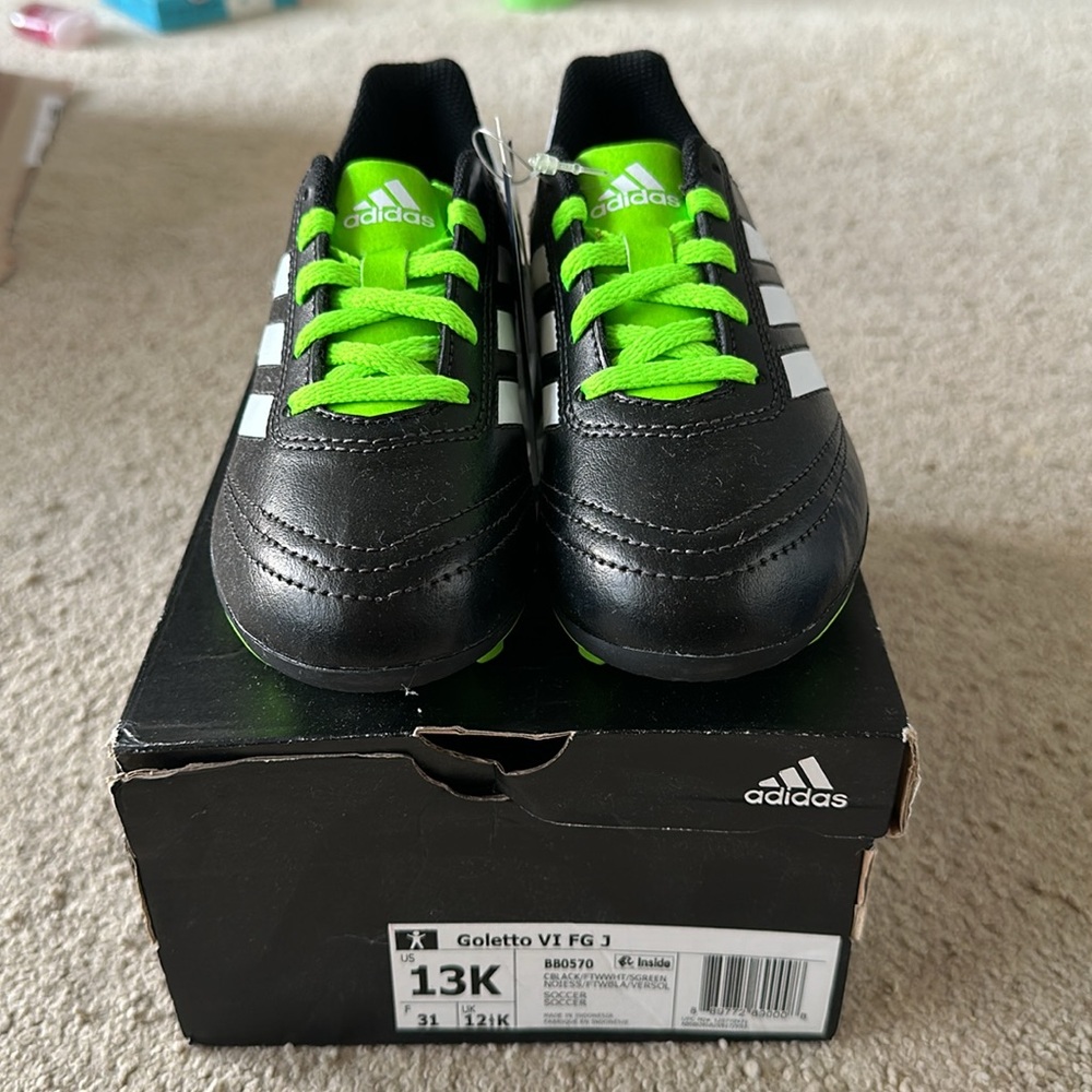 Adidas cleats BNIB size 13